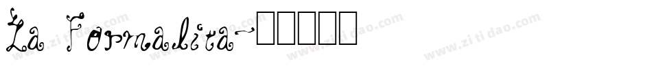 La Formalita字体转换